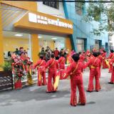 迎接中宣部采访团光临米兰体育东亭社区相识智慧康养