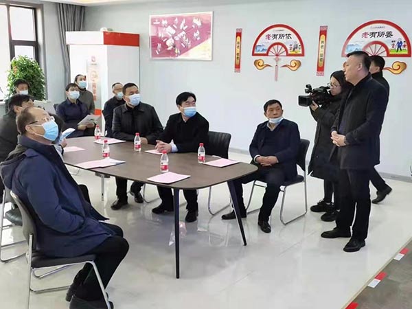 山西省民政厅副厅长琚李梅视察米兰体育山西运城项目地